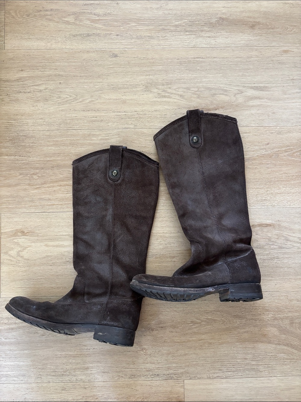 Frye Women's Dark Brown Suede Boots